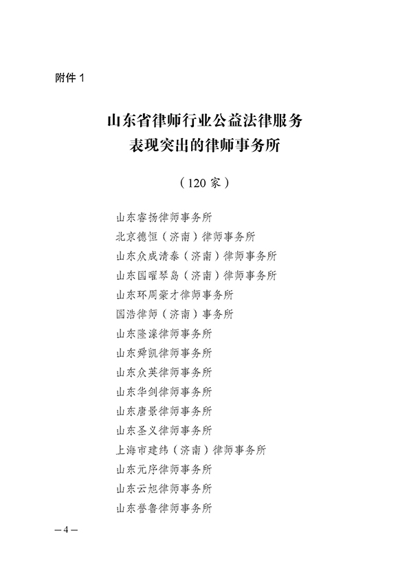 谢保江主任被评为山东省优 秀公益律师