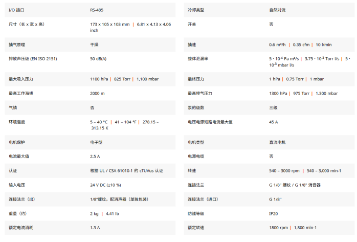 1789626280715952.png 普发真空 MVP 010-3 DC 干式隔膜真空泵