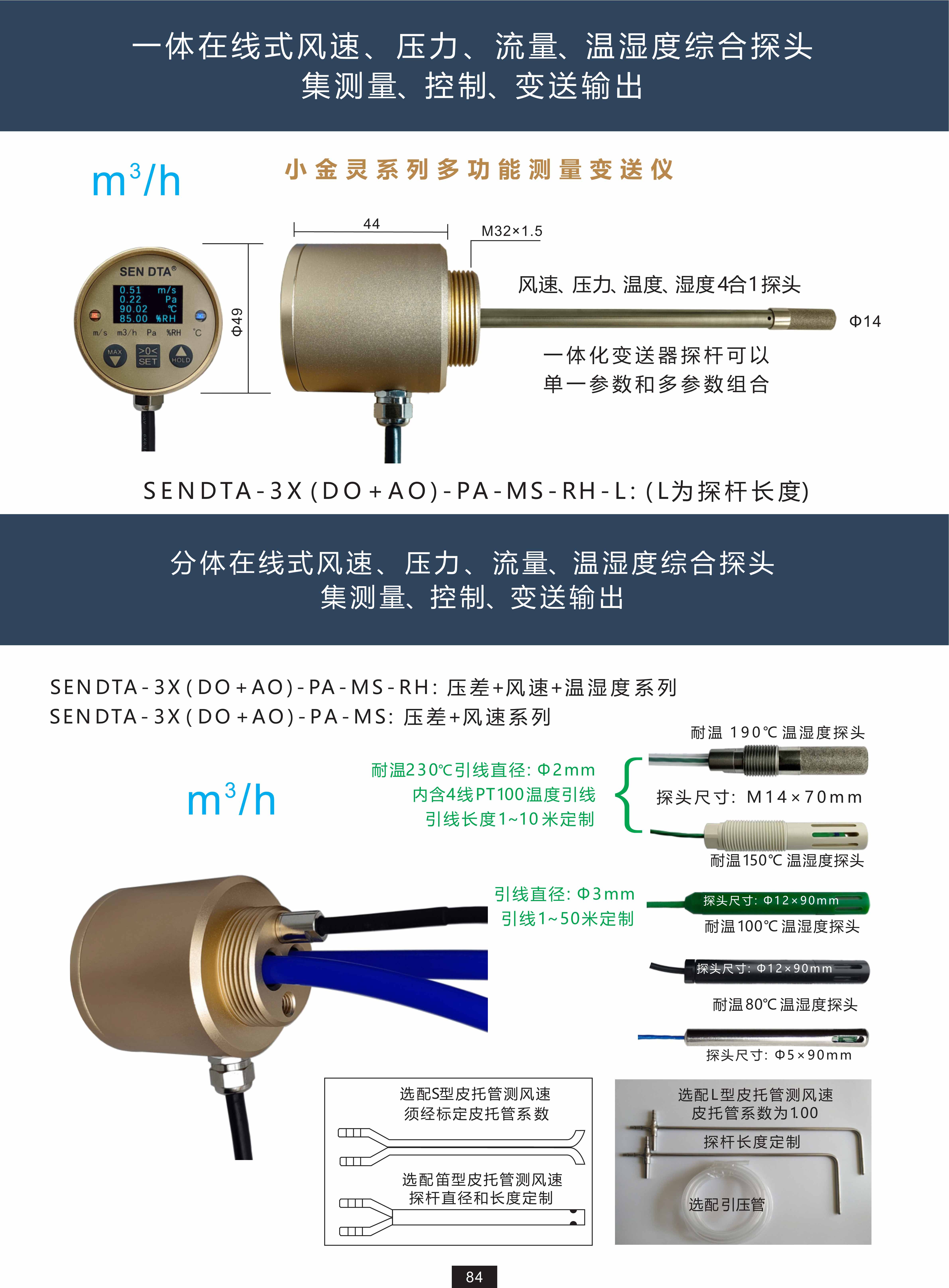 一体化压差风速温湿度仪
