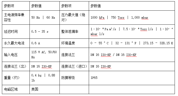 真空管路电磁阀
