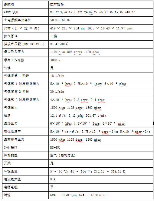 普发干式涡旋泵