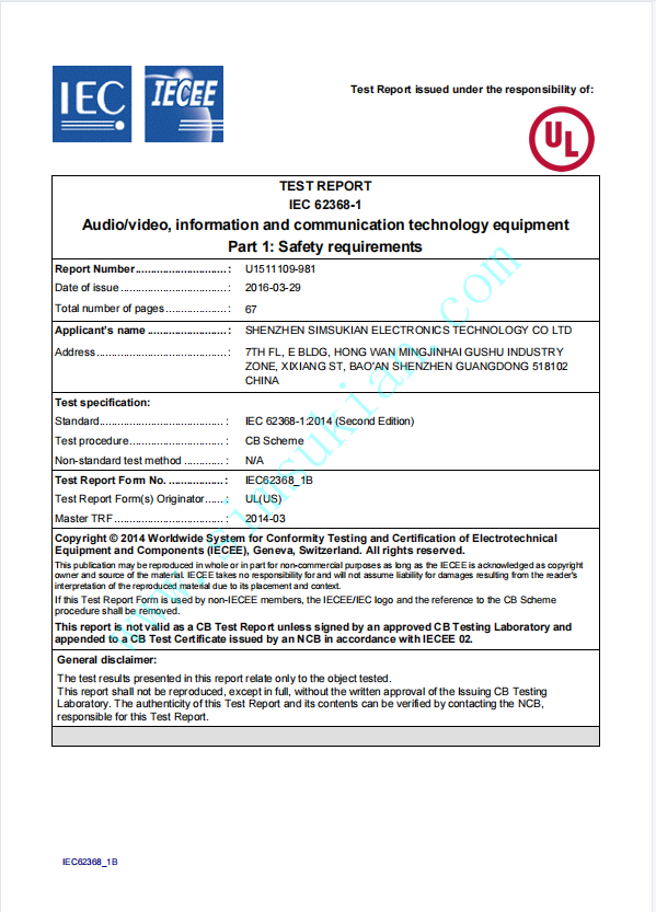 Test Report