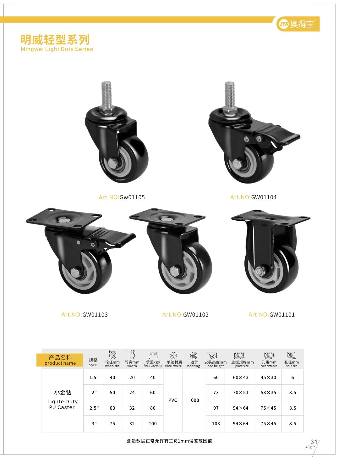 轻型系列