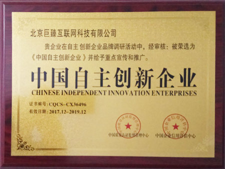 中国自主创新企业