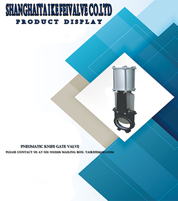 氣動刀型閘閥(pneumatic knife gate valve)