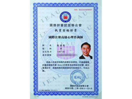 国际注册高级心理咨询师