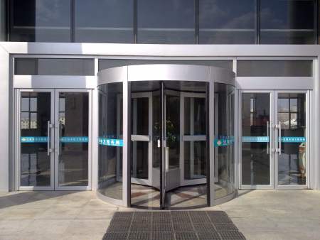 不锈钢三翼手动旋转门