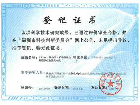 电线电缆资质-1