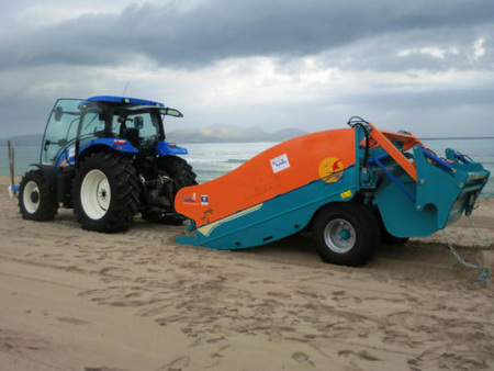 沙滩清洁车