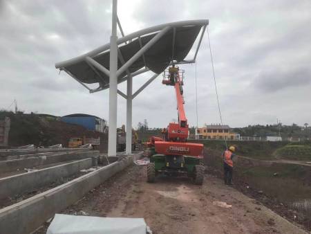 重庆渝北双福收费站膜结构