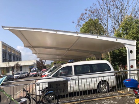 遂宁蓬溪县人民医院停车棚膜结构