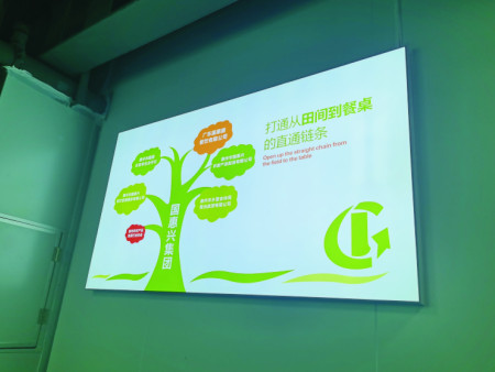 国惠膳中央厨房文化墙