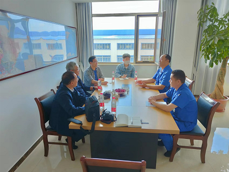 智泉汇创仿生科技（威海）有限公司总经理一行4人至明池玻璃股份有限公司进行走访交流