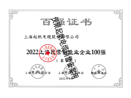 2022上海民营制造业企业100强