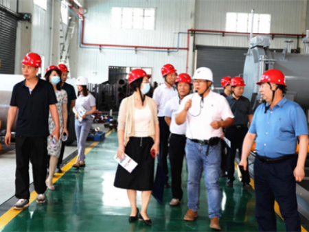 市工信局副局长陈晓莉视察