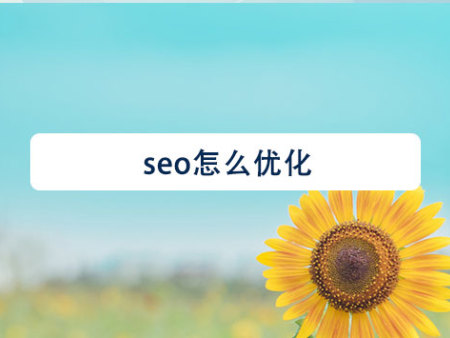 seo怎么优化?