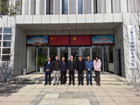 解放赋界科技高层访问智泉汇创仿生科技（威海）有限公司，共谋深度合作发展