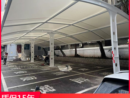 重庆停车棚完工