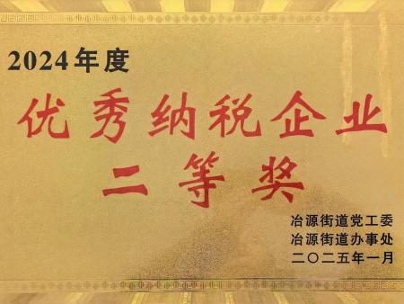 2024纳税二等奖