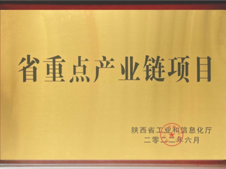省重点产业链项目