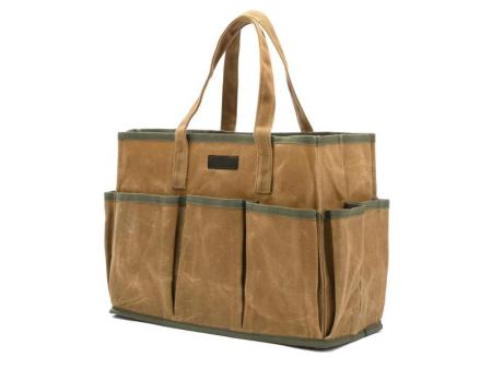 Waxed Canvas Tool Tote BagXYW-TB202508012