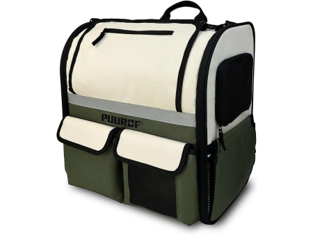 Cat Backpack Carrier,Pet Backpack for Small Dogs, Medium Cats, Maximum Weight 16 lbs,Sunshade and Breathable Dog Backpack Carrier,Ergonomic 3D Design for Hiking,Camping and Vet Visits (Green) XYL-PB202508058