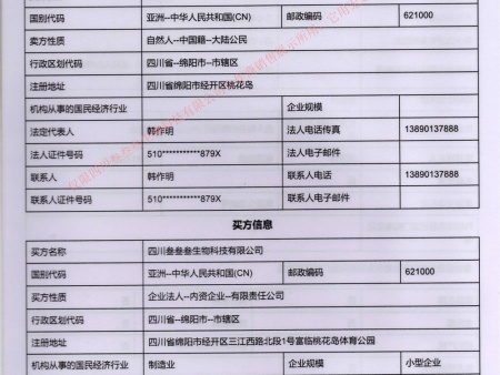 技术合同认定信息