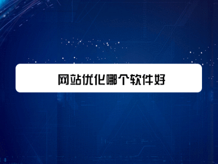 网站优化哪个软件好?