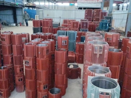 电机端盖及电机机壳