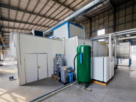  汽车零部件前处理喷粉烘干线