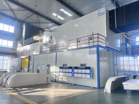 客车、机车前处理+喷漆+喷粉线