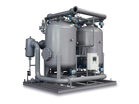 零耗气鼓风加热再生吸附干燥机