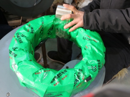 Production of rubber-covered cables (1)