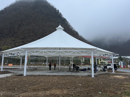 贵州景区张拉膜结构