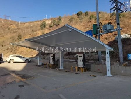四川凉山膜结构车棚