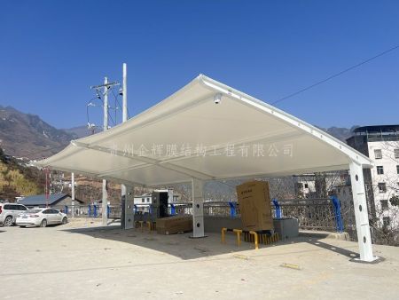 四川凉山膜结构停车棚