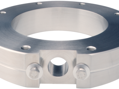 真空快装夹紧环采用 304/316 不锈钢精密加工而成