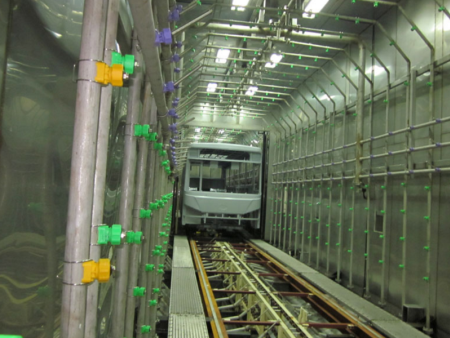 Passenger compartment spray treatment