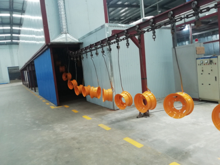 Automatic paint spraying system