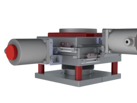 普发真空 XY 轴精密旋转定位平台