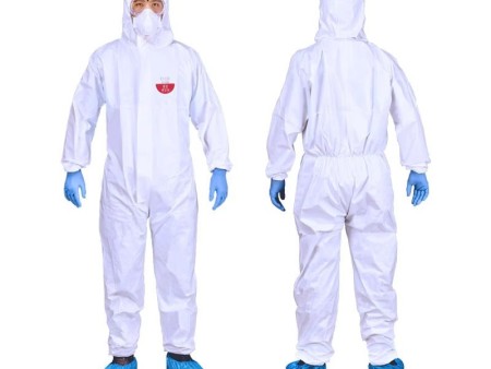 连体带帽防护服