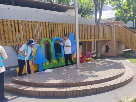 建正|河南某实验幼儿园绿化验收项目