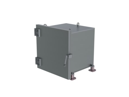 高真空方形实验腔体采用 316L 不锈钢一体成型