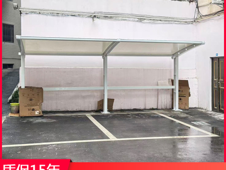 四川乐山非机动车停车棚完工