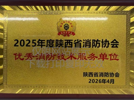 2025年度优秀消防技术服务单位