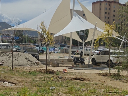 四川张拉膜景观棚厂家