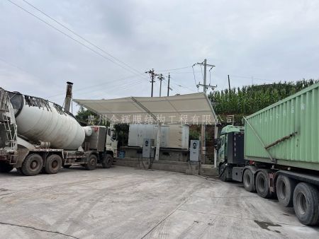 四川宜宾七字形停车棚