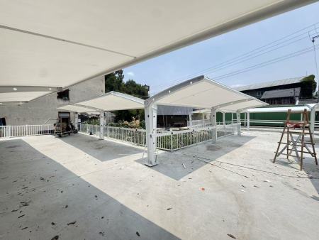 四川非机动车棚遮阳棚