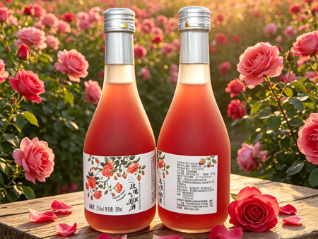 玫瑰气泡酒