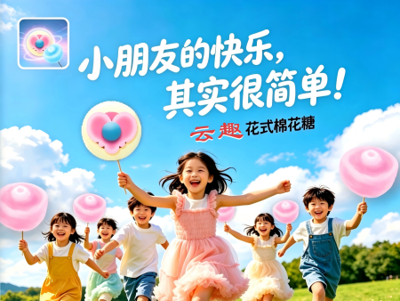 云趣全自动花式棉花糖入驻百业联盟